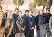 گزارش تصویری مراسم غبار روبی مزار شهدا